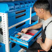 Drawer cabinets for vans